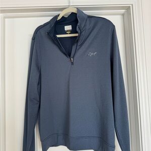 Greg Norman Collection Navy Zip-Up Sweater